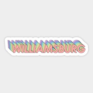 Williamsburg Sticker